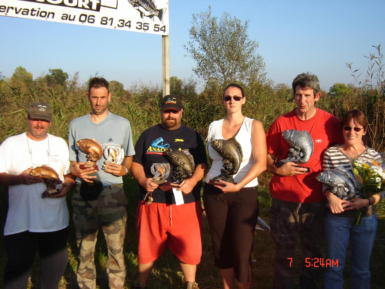 Photo de groupe du podium