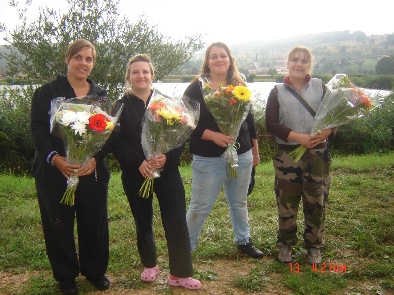 les 4 femmes de l epreuve, merci a vous pour votre presence